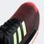 Adidas Womens SoleCourt Tennis Shoes - Black/Shock Red - thumbnail image 7