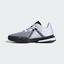 Adidas Mens SoleMatch Bounce Tennis Shoes - White/Core Black - thumbnail image 6