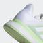 Adidas Womens SoleMatch Bounce Tennis Shoes - White/Glow Green - thumbnail image 8