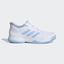 Adidas Kids Adizero Club Tennis Shoes - White/Cloud White - thumbnail image 1