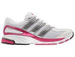 Adidas Womens Response Cushion 21 Shoes - White/Bright Pink/Neo-Iron - thumbnail image 1
