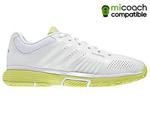 Adidas Womens adiPower Barricade 7.0 Tennis Shoes - White/Light Mauve - thumbnail image 1