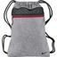 Nike Gym Sack III Bag - Silver/Black - thumbnail image 1