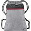 Nike Gym Sack III Bag - Silver/Black - thumbnail image 2