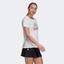 Adidas Womens Tennis Graphic Logo T-Shirt - White - thumbnail image 4