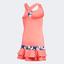 Adidas Girls Frill Dress - Semi Flash Red - thumbnail image 3