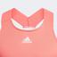 Adidas Girls Frill Dress - Semi Flash Red - thumbnail image 6