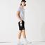 Lacoste Mens Bands Tennis Shorts - Black/White - thumbnail image 1