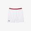 Lacoste MensSport x Djokovic Light Stretch Tennis Shorts - White/Red