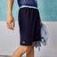 Lacoste Mens Bands Tennis Shorts - Navy - thumbnail image 2