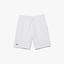 Lacoste Mens Sport Tennis Fleece Shorts - White - thumbnail image 1