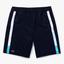 Lacoste Mens Striped Short - Navy/White/Turquoise - thumbnail image 1