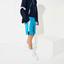 Lacoste Mens Striped Short - Turquoise/White/Navy - thumbnail image 3