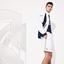 Lacoste Mens Djokovic Stretch Technical Shorts - White - thumbnail image 2