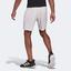 Adidas Mens Club Stretch-Woven Shorts - White - thumbnail image 2
