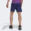 Adidas Mens Tennis Ergo 7-Inch Shorts - Blue - thumbnail image 2