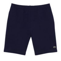 Lacoste Mens Brushed Cotton Fleece Tennis Shorts - Navy
