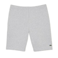 Lacoste Mens Brushed Cotton Fleece Tennis Shorts - Grey Chine