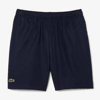Lacoste Boys Diamond Taffeta Tennis Shorts - Navy Blue