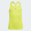 Adidas Girls Primeblue Y-Tank - Acid Yellow - thumbnail image 1