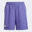 Adidas Boys Fall Club Shorts - Purple/White