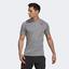 Adidas Mens Freelift Primeblue Polo - Grey - thumbnail image 1