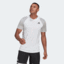 Adidas Mens Club Tennis 3-Stripes Club T-Shirt - White/Grey Two - thumbnail image 1