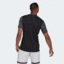 Adidas Mens Club Tennis 3-Stripes Club T-Shirt - Black/Grey Six - thumbnail image 2