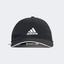 Adidas Kids Aeroready Baseball Cap - Black - thumbnail image 1