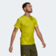 Adidas Mens FreeLift Primeblue T-Shirt - Acid Yellow - thumbnail image 3