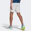 Adidas Mens Tennis Ergo Primeblue 9-Inch Shorts - White - thumbnail image 2