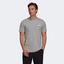 Adidas Mens Tennis Graphic Logo T-Shirt - Medium Grey Heather - thumbnail image 1