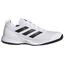 Adidas Mens Court Flash Tennis Shoes - White/Core Black - thumbnail image 1