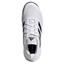 Adidas Mens Court Flash Tennis Shoes - White/Core Black - thumbnail image 2