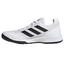 Adidas Mens Court Flash Tennis Shoes - White/Core Black - thumbnail image 4