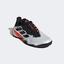 Adidas Mens Barricade Tennis Shoes - Cloud White/Core Black - thumbnail image 4