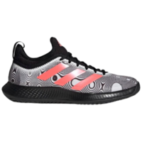 Adidas Mens Defiant Generation Tennis Shoes - Cloud White/Acid Red