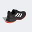 Adidas Mens Court Flash Tennis Shoes - Black/Solar Red - thumbnail image 5