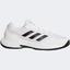 Adidas Mens GameCourt 2 Tennis Shoes - White/Core Black - thumbnail image 1