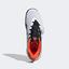 Adidas Kids Barricade Tennis Shoes - Cloud White/Core Black/Solar Red - thumbnail image 2