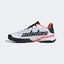 Adidas Kids Barricade Tennis Shoes - Cloud White/Core Black/Solar Red - thumbnail image 6