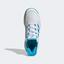 Adidas Kids Adizero Club Tennis Shoes - Cloud White/Blue Rush - thumbnail image 2