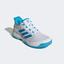 Adidas Kids Adizero Club Tennis Shoes - Cloud White/Blue Rush - thumbnail image 4