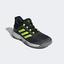 Adidas Kids Adizero Club Tennis Shoes - Grey Six/Solar Yellow - thumbnail image 4