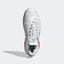 Adidas Womens Barricade Tennis Shoes - Cloud White/Silver Metallic