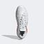Adidas Womens Barricade Tennis Shoes - Cloud White/Silver Metallic - thumbnail image 2