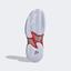 Adidas Womens Barricade Tennis Shoes - Cloud White/Silver Metallic - thumbnail image 3