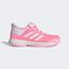 Adidas Kids Adizero Club Tennis Shoes - Beam Pink/Cloud White  - thumbnail image 1