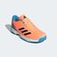 Adidas Kids Stabil Indoor Court Shoes - Beam Orange/Pulse Blue - thumbnail image 4
