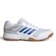 Adidas Mens Speedcourt Indoor Court Shoes - White/Blue - thumbnail image 1